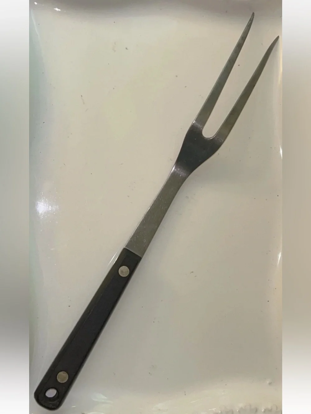 Ekco Flint Stainless Vanadium USA Meat Carving Fork 11.5 inches